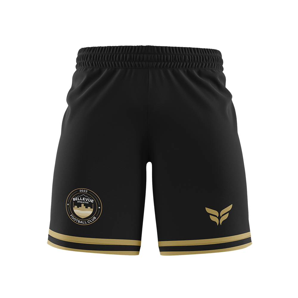 BELLEVUE ATHLETIC GAME SHORTS (BLACK)