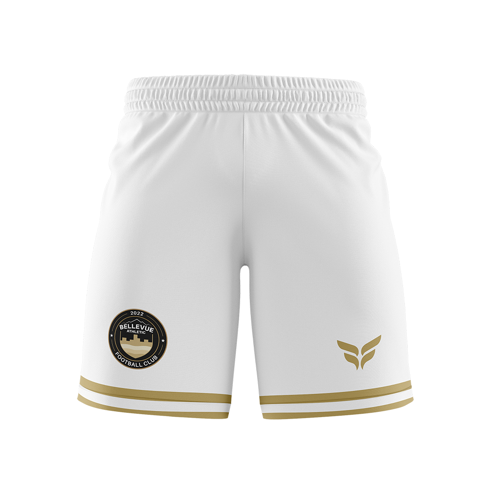 BELLEVUE ATHLETIC GAME SHORTS (WHITE)