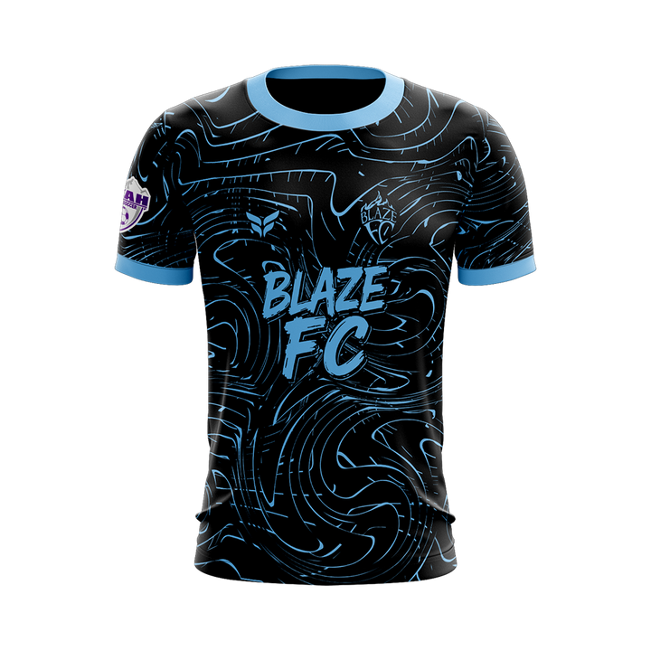 BLAZE FC BOYS HOME JERSEY SS (BLACK)