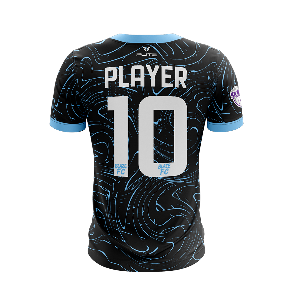 BLAZE FC BOYS HOME JERSEY SS (BLACK)