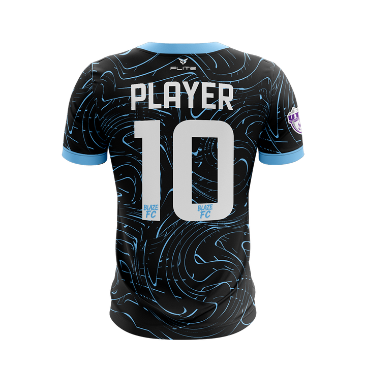 BLAZE FC BOYS HOME JERSEY SS (BLACK)