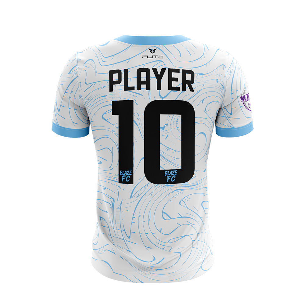 BLAZE FC BOYS AWAY JERSEY SS (WHITE)