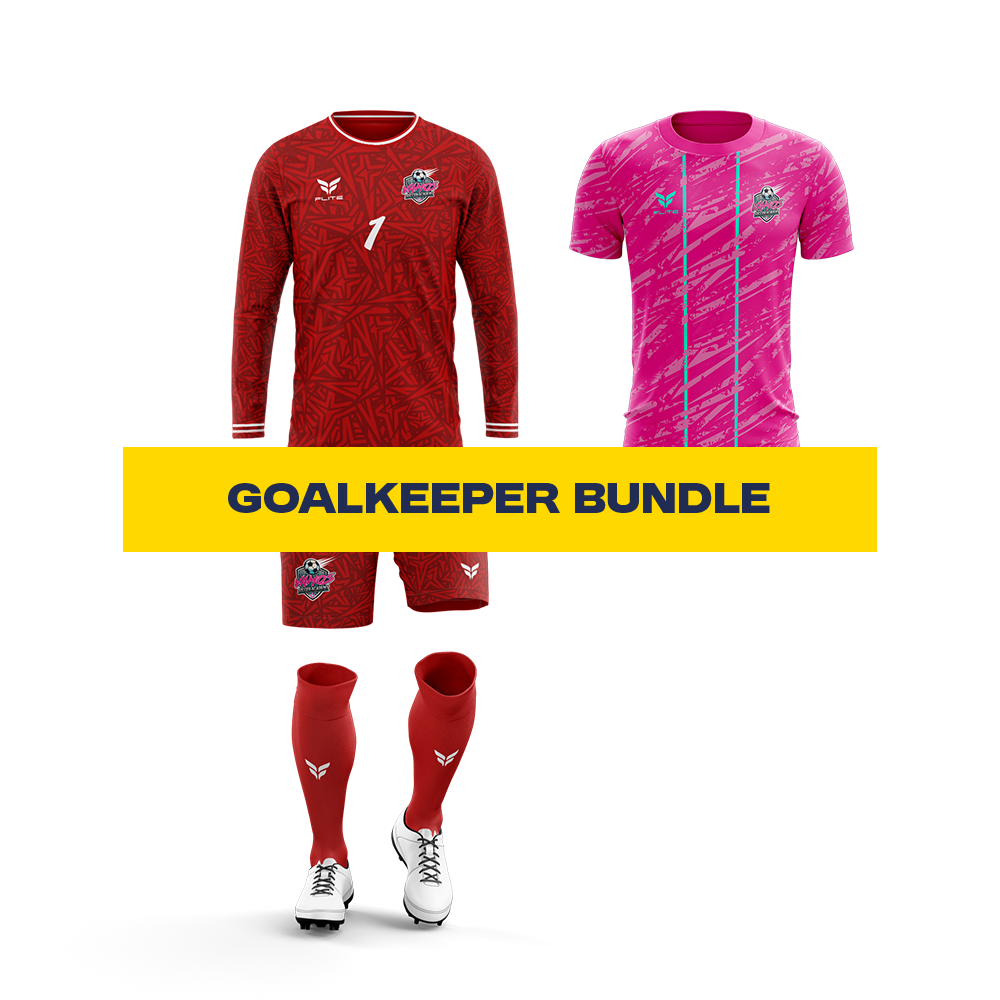 VAMOS SOCCER ACADEMY GOALKEEPER BUNDLE (RED)