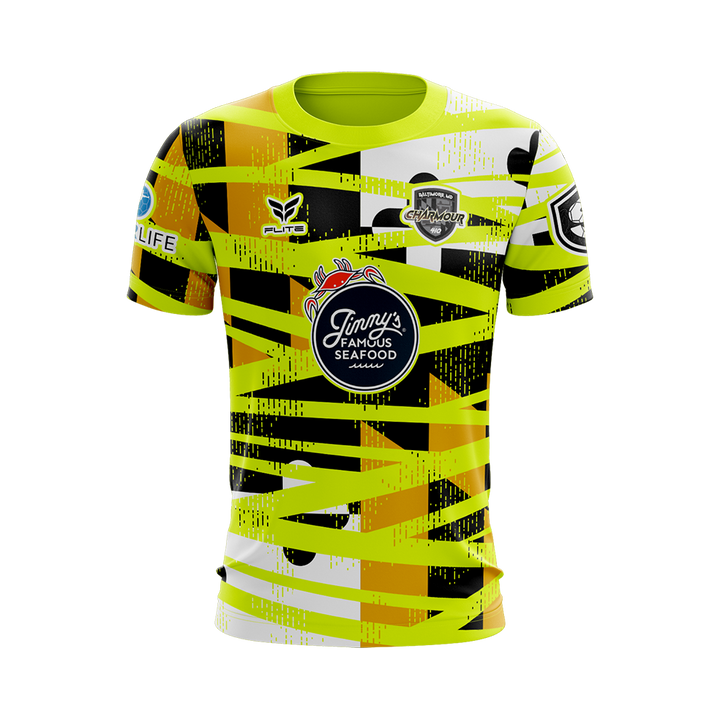 CHARMOUR 410 2026 TST MENS GK JERSEY SS (NEON YELLOW)