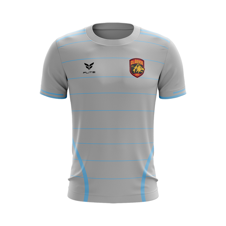 CLASICO FC AWAY JERSEY SS (GREY)