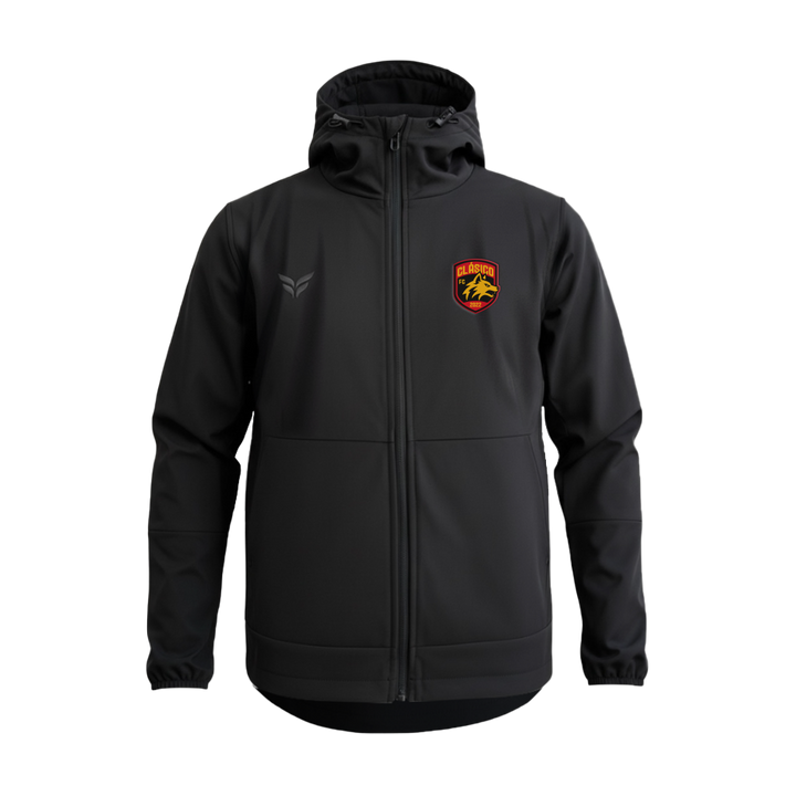 CLASICO FC STEALTH HOODED JACKET (BLACK)