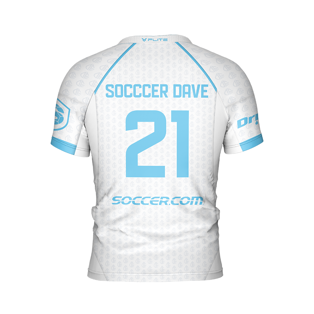 DRIP FC X SOCCCER DAVE 2026 TST AWAY JERSEY SS (WHITE)