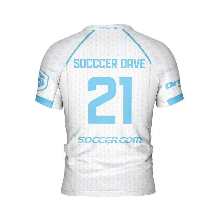 DRIP FC X SOCCCER DAVE 2026 TST AWAY JERSEY SS (WHITE)
