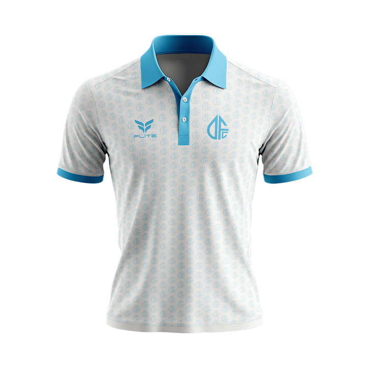 DRIP FC 2026 TST POLO SHIRT (WHITE)