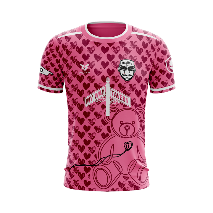 DUELING FOR LINCOLN AWAY JERSEY SS (PINK)