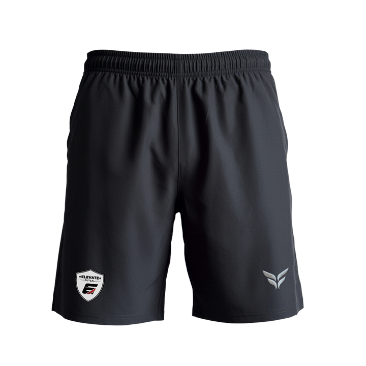 ELEVATE FUTSAL STEALTH SHORTS WITH POCKETS (BLACK)