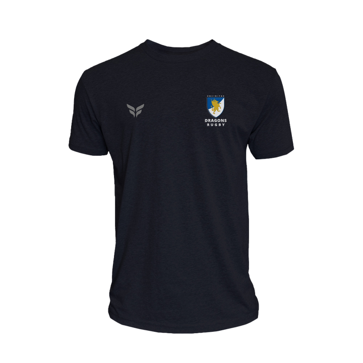 ENCINITAS DRAGONS COTTON-BLEND TSHIRT (BLACK)