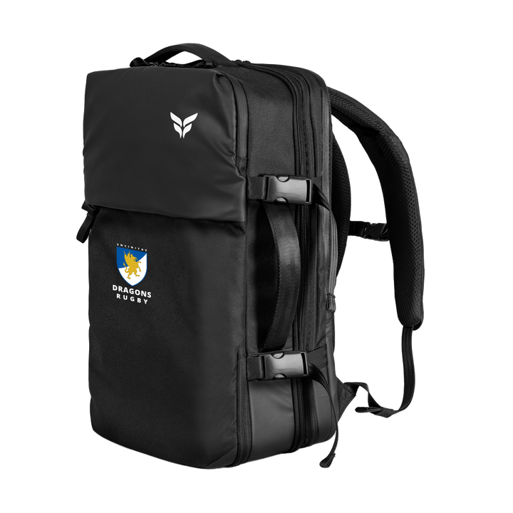 ENCINITAS DRAGONS PRO TRAVEL BACKPACK (BLACK)