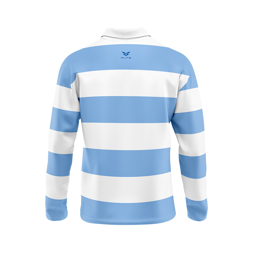 ENCINITAS DRAGONS JERSEY HIGH COLLAR LS (BLUE)