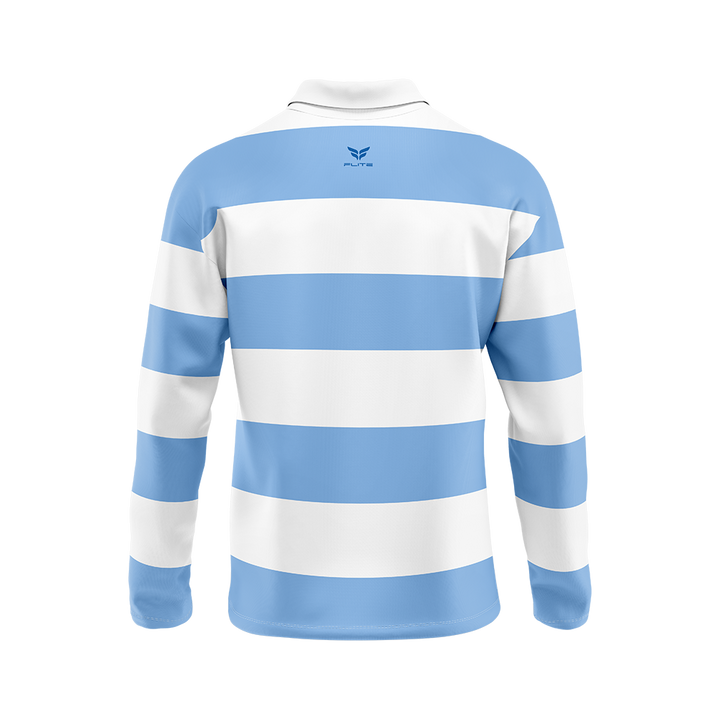 ENCINITAS DRAGONS JERSEY HIGH COLLAR LS (BLUE)