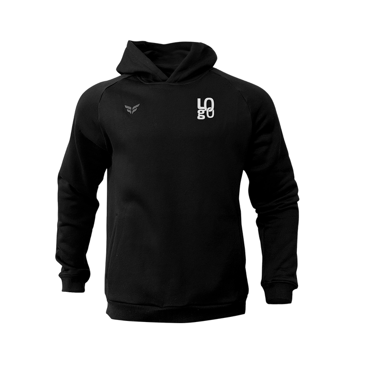 COTTON-BLEND PREMIUM HOODIE X FLITE (BLACK) *