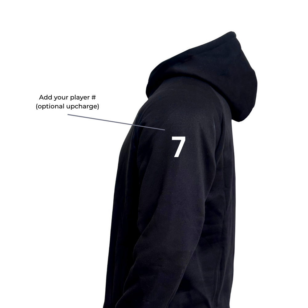 COTTON-BLEND HOODIE x FLITE (BLACK)