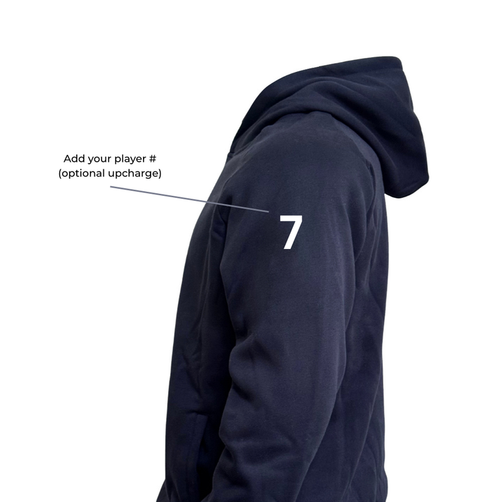 COTTON-BLEND HOODIE x FLITE (NAVY)