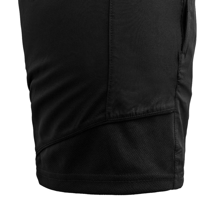 JR7 SHORTS W/ZIPPERED POCKETS (BLACK)