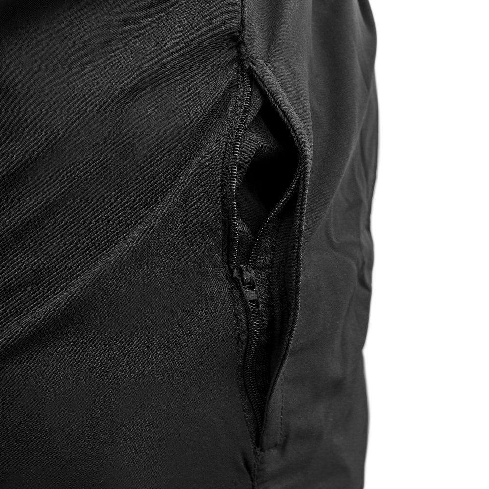 SHORTS W/ZIPPERED POCKETS x FLITE (BLACK)