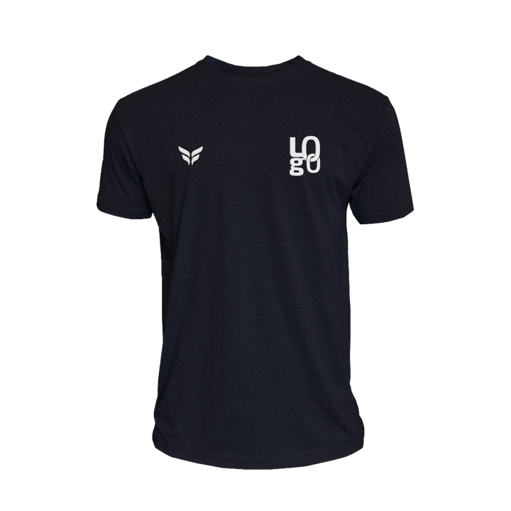 COTTON-BLEND TSHIRT (BLACK) *