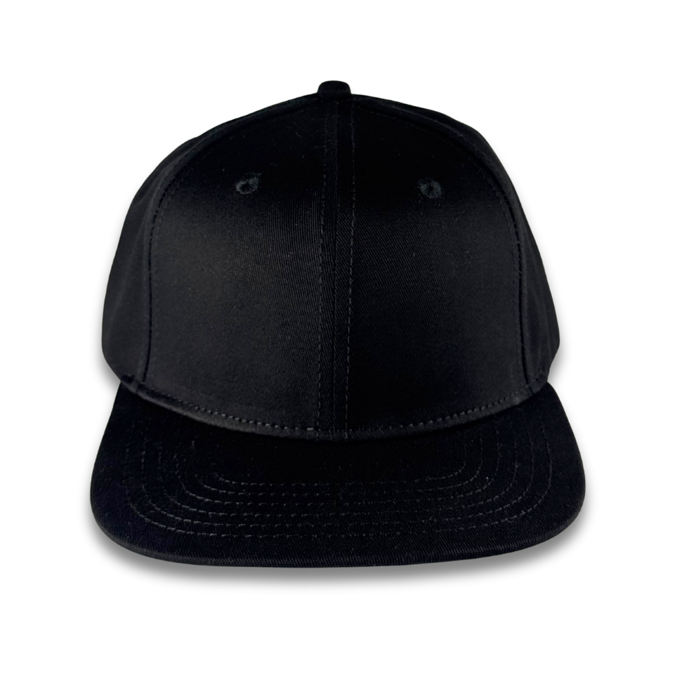 FLAT BRIM SNAPBACK HAT x FLITE (BLACK)