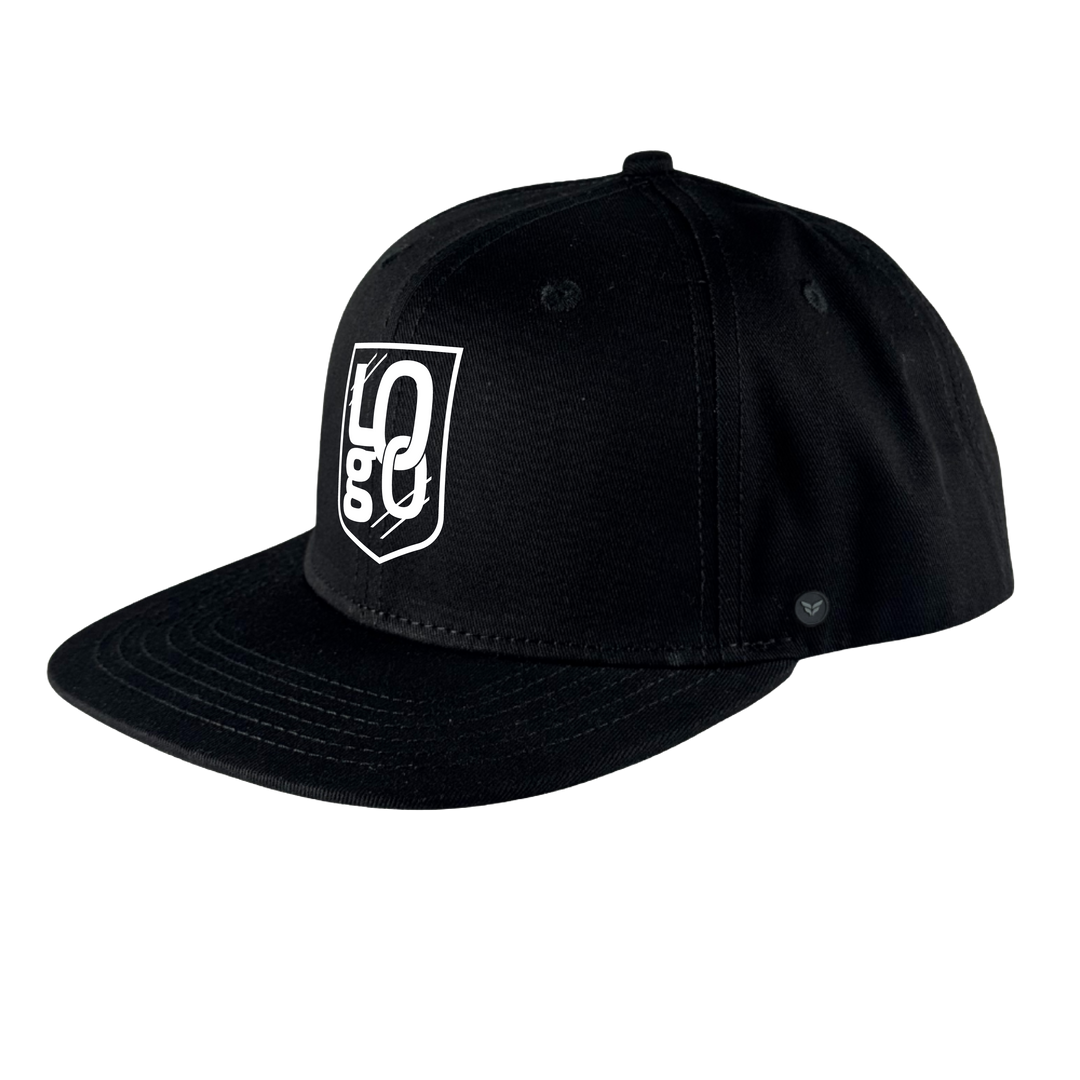 BITCOT FLAT BRIM SNAPBACK HAT (BLACK)