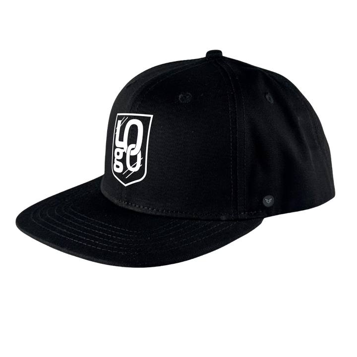 BITCOT FLAT BRIM SNAPBACK HAT (BLACK)