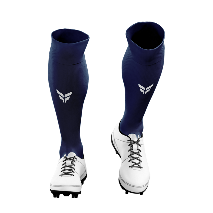 TEAM SOCKS (NAVY SOCKS WHITE WINGS)