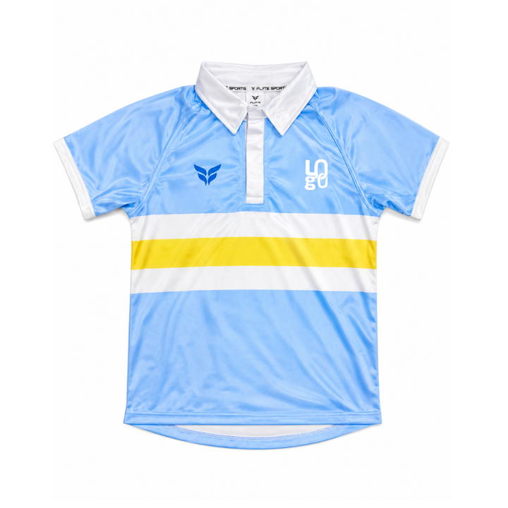 RUGBY 1-BUTTON POLO JERSEY SS X FLITE