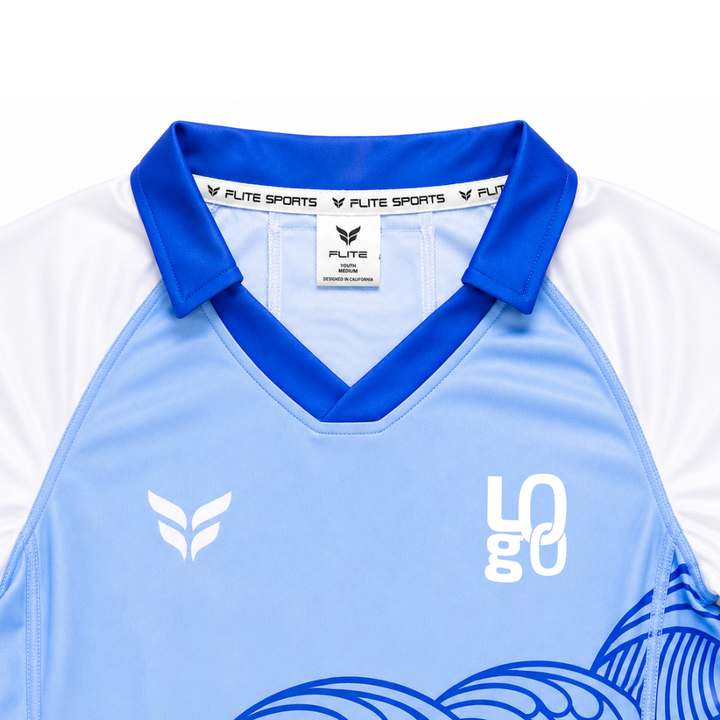RUGBY V-NECK POLO JERSEY SS X FLITE