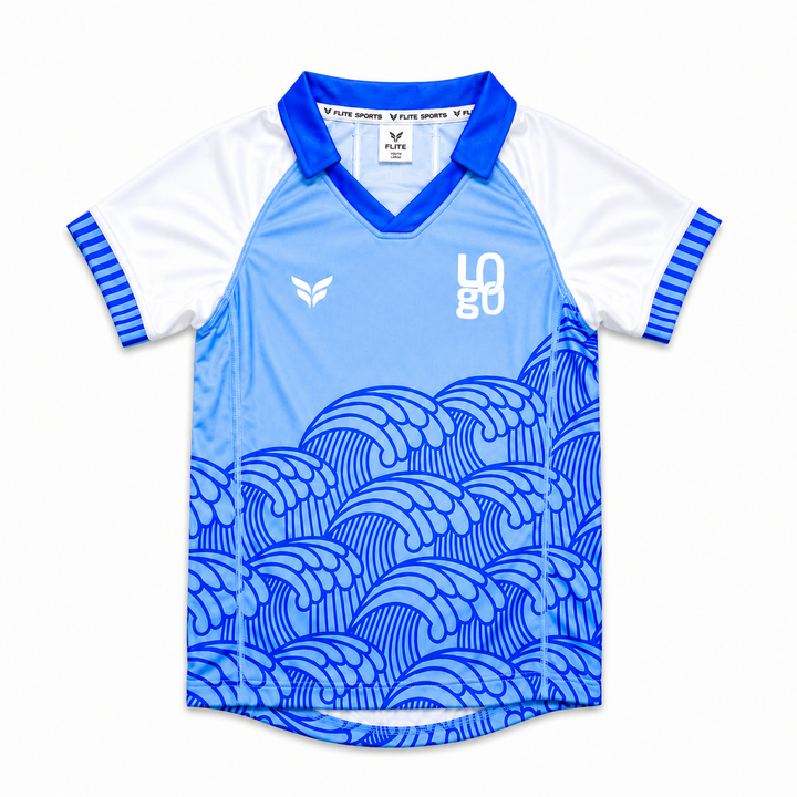 RUGBY V-NECK POLO JERSEY SS X FLITE
