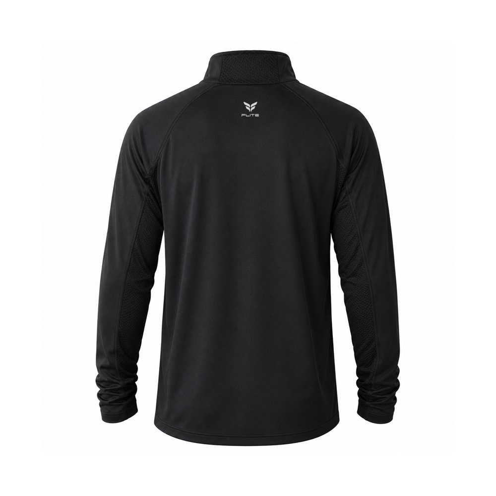 STEALTH QUARTER-ZIP x FLITE (BLACK)