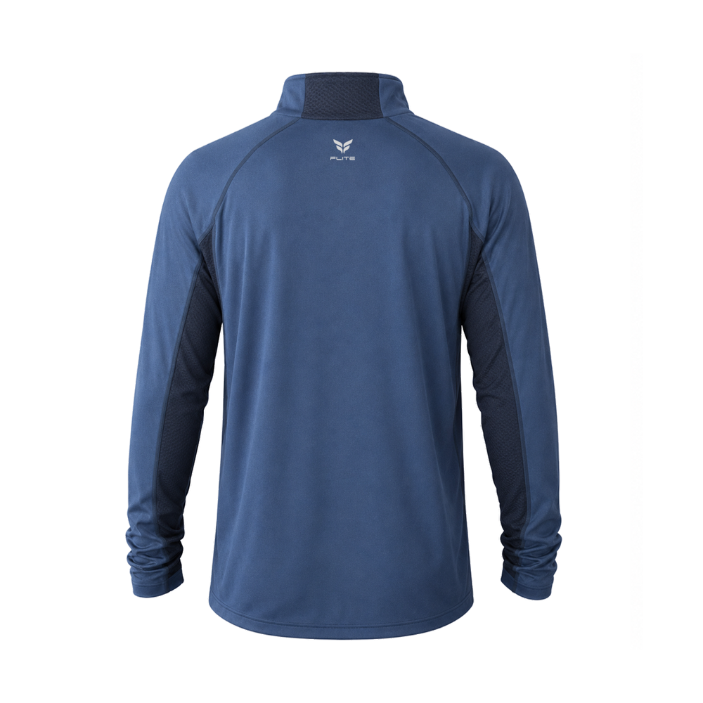STEALTH QUARTER-ZIP x FLITE (IRON BLUE)
