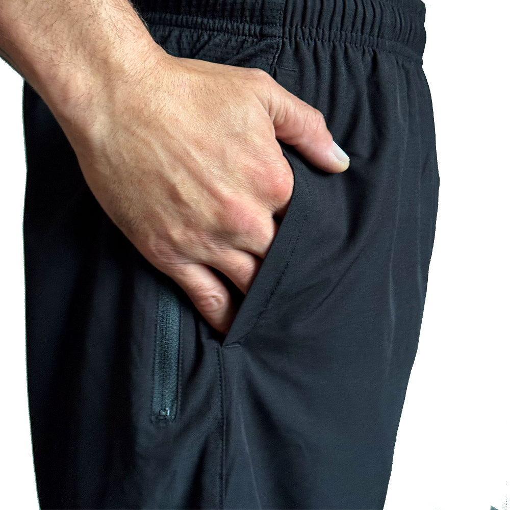 STEALTH SHORTS WITH ZIPPER POCKETS x FLITE (BLACK)