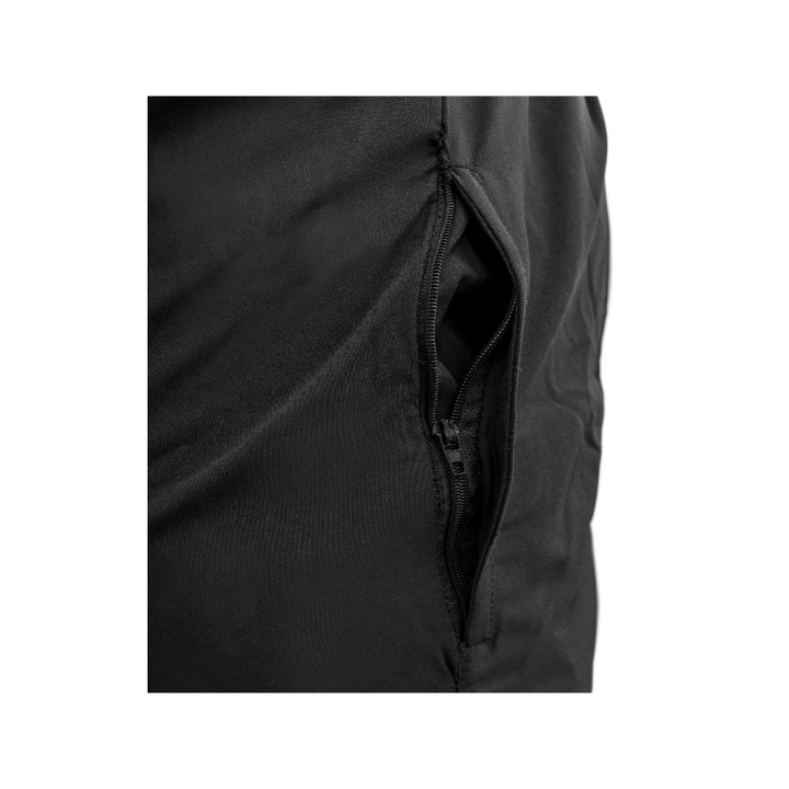 SHORTS W/ZIPPERED POCKETS x FLITE (BLACK)