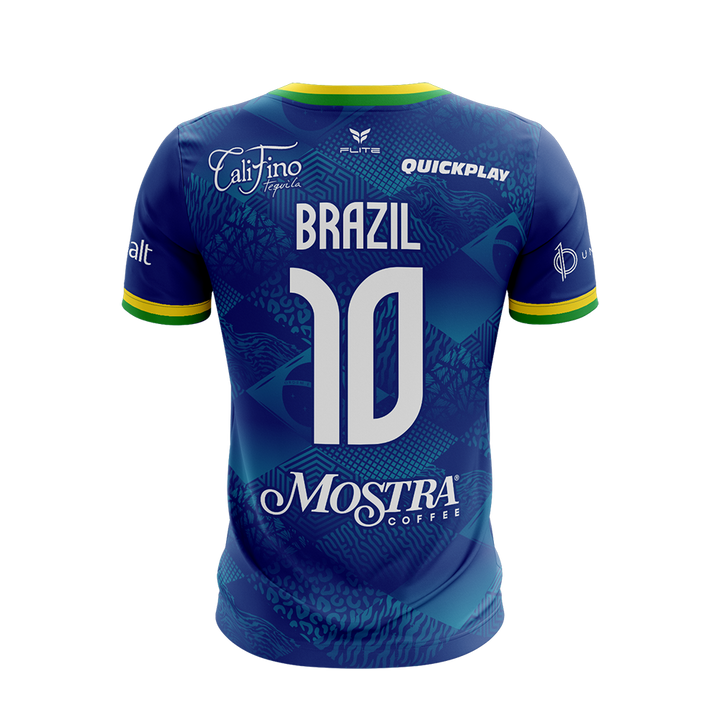 4 NATIONS BRAZIL GAME JERSEY SS (BLUE)