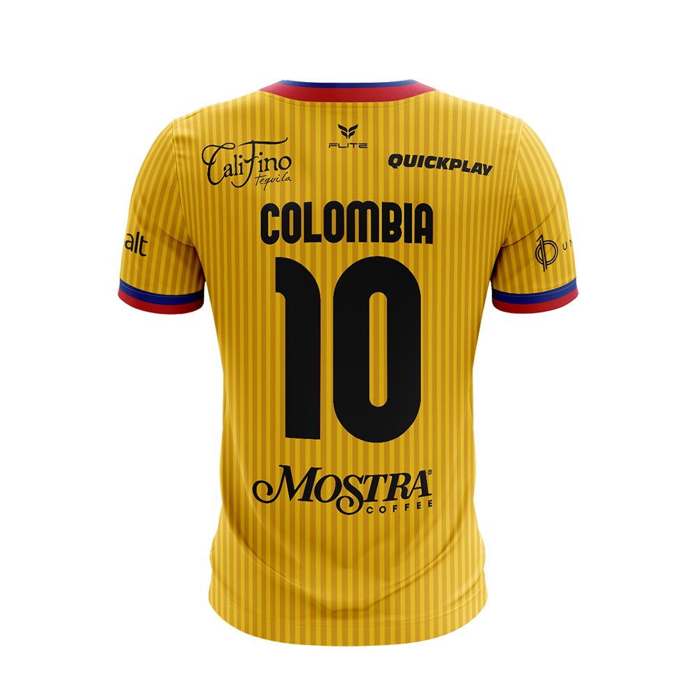 4 NATIONS COLOMBIA GAME JERSEY SS (YELLOW)