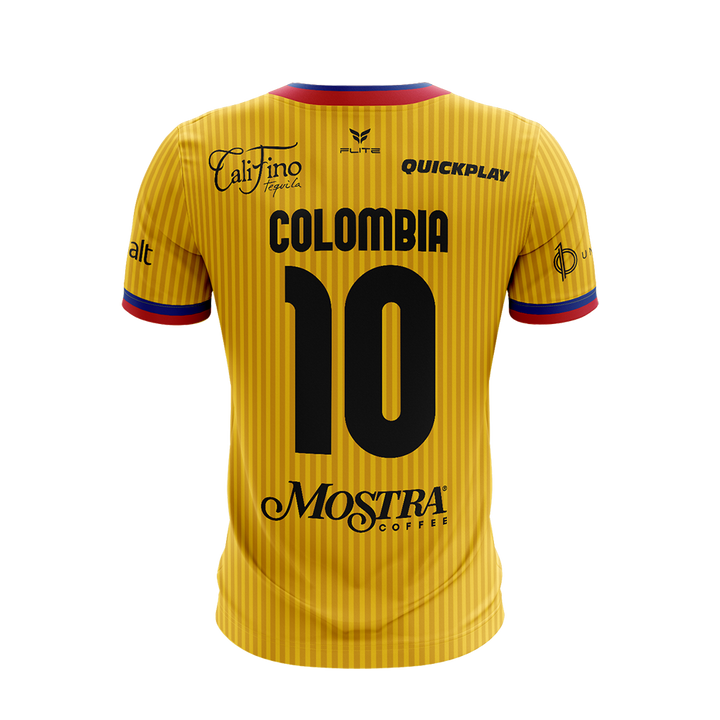 4 NATIONS COLOMBIA GAME JERSEY SS (YELLOW)