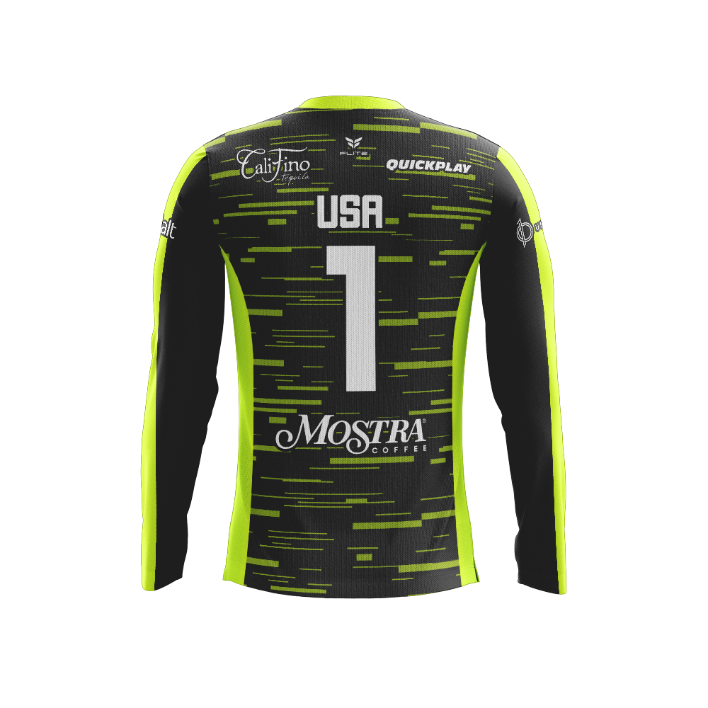 4 NATIONS USA GK JERSEY LS (BLACK)