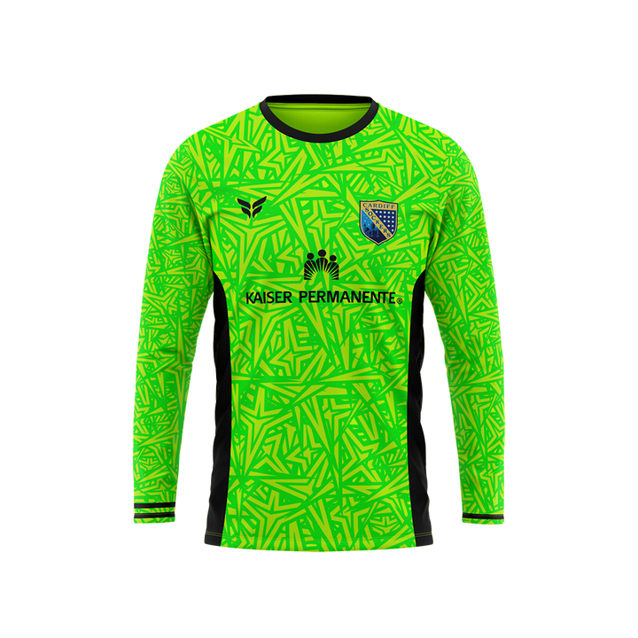 CARDIFF GOALKEEPER JERSEY LS (NEON GREEN)