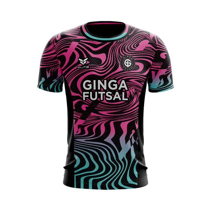 GINGA TOUCH FUTSAL GAME JERSEY SS (BLACK)