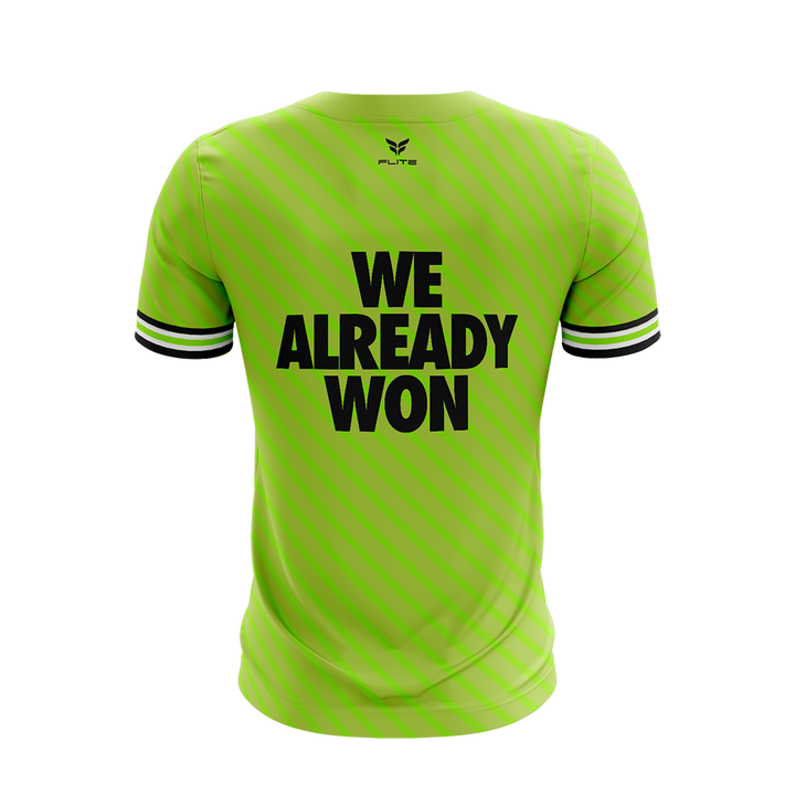 SOCCCER DAVE "WE ALREADY WON" TRAINING TOP SS (NEON)
