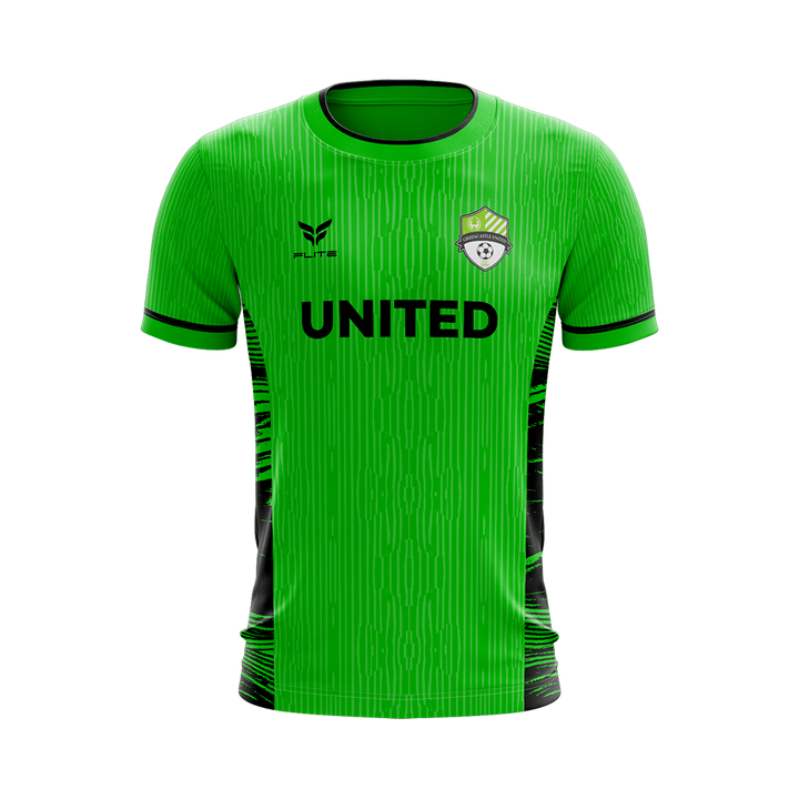 GREENCASTLE UNITED SC AWAY JERSEY SS (GREEN)