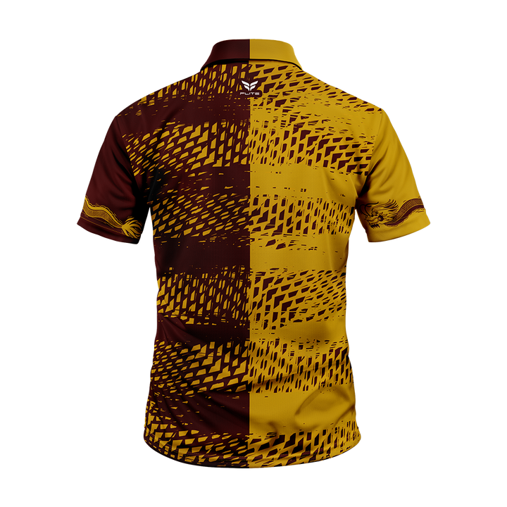 SOLO FC 2026 TST MIXED POLO SHIRT (OXBLOOD)