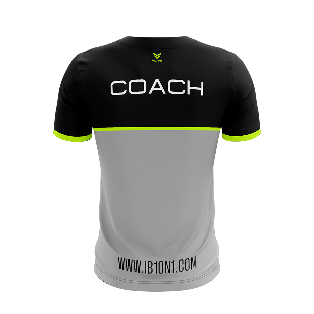 IB 1ON1 COACH TRAINING TOP SS (BLACK GREY)