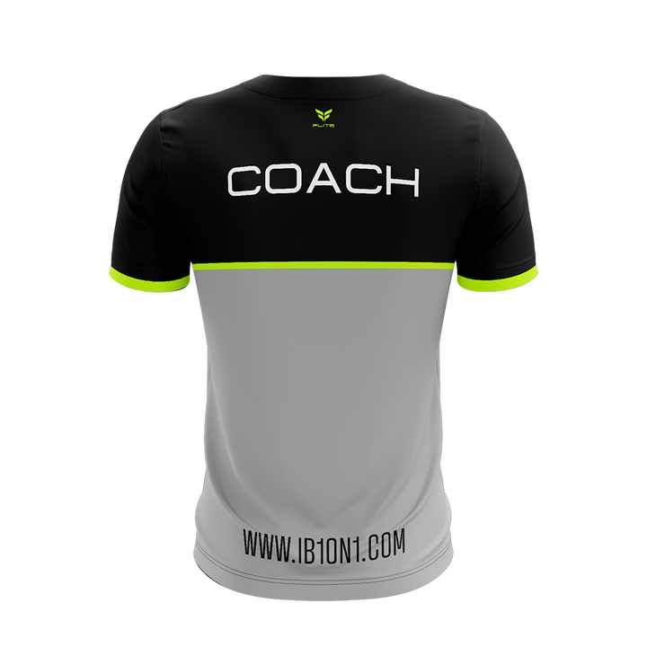 IB 1ON1 COACH TRAINING TOP SS (BLACK GREY)