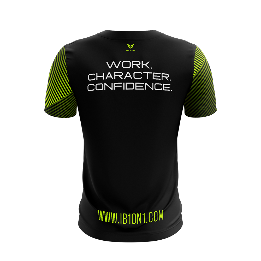 1B 1ON1 PLAYER TRAINING TOP SS (BLACK)