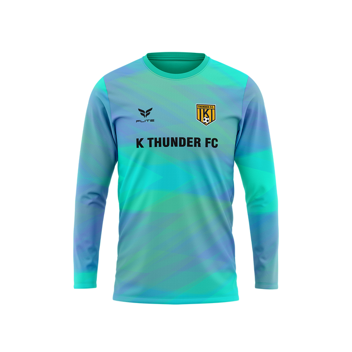K THUNDER FC GK JERSEY LS (TEAL)