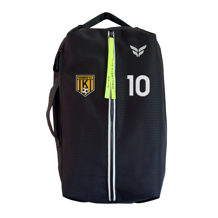 K THUNDER FC GAME DAY BAG WITH PLAYER NUMBER (BLACK)